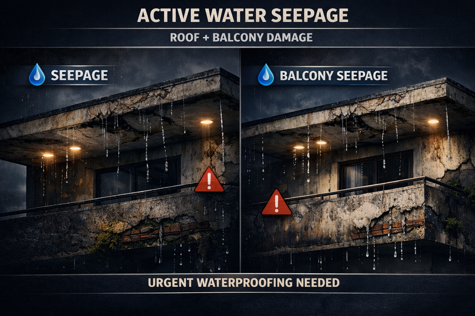 With out waterproofing